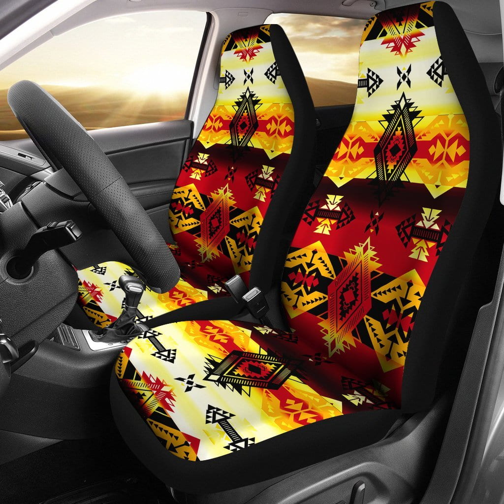 Sovereign Nation Fire Set of 2 Car Seat Covers