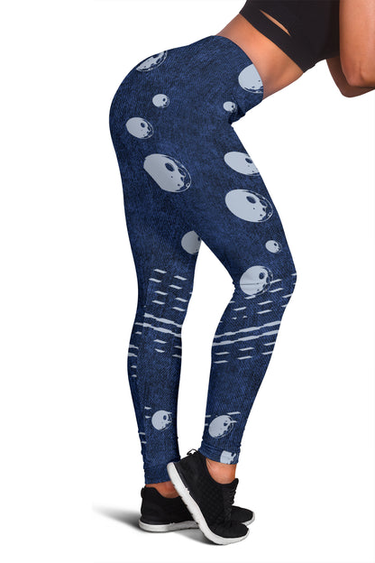 Denim Moons Leggings