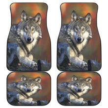 Wolf Car Mats Husky Front and Rear Car Floor Mats Set of 4