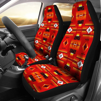 Seven Tribes Red Car Seat Covers