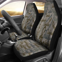 Custom-Made Holy Bible Books Grey Car Seat Covers