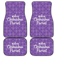I am a Proud Chihuahua Parent Front-Back Car Floor Mats (Set of 4)