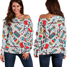 BARBER TOOLS SHOULDER SWEATER