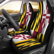 Maryland State Flag Car Seat Covers