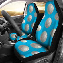 Blue Volleyball Design Seat Covers