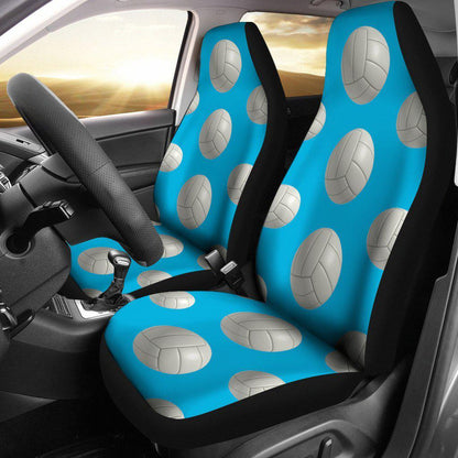 Blue Volleyball Design Seat Covers