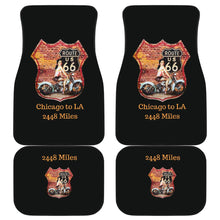 Front And Back Car Mats (Set Of 4) - Route 66