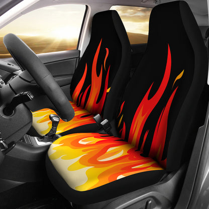 Flames Car Seat Covers