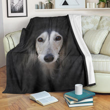 Premium Blanket Saluki Face Hair Blanket