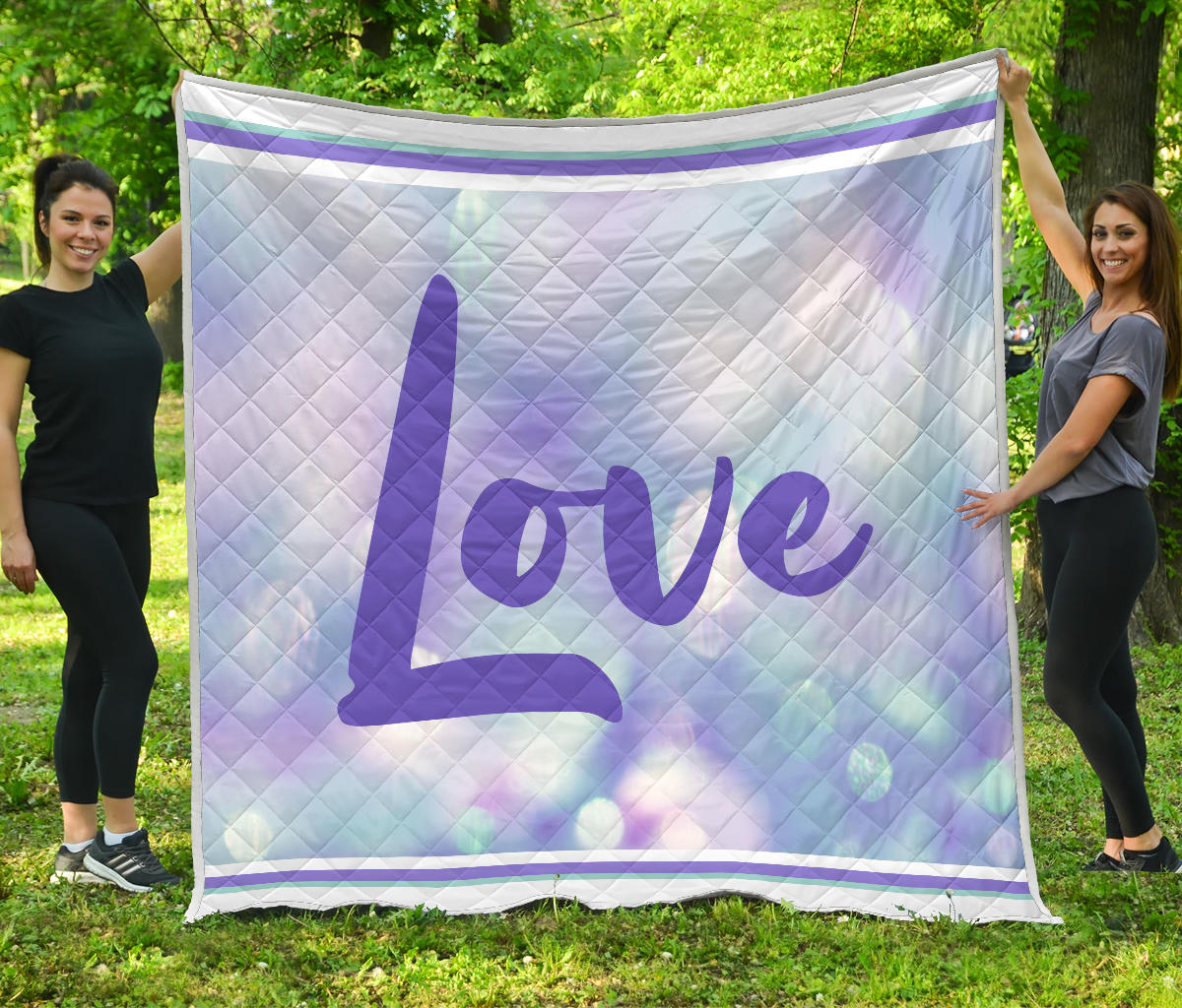 Love Quilt Purple