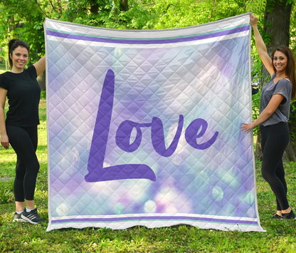 Love Quilt Purple