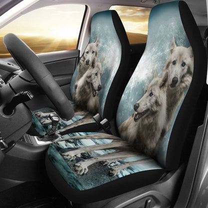 Wolves Car Seat Covers