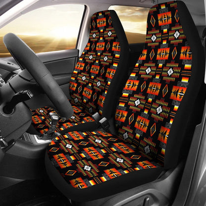 Seven Tribes Black Car Seat Covers