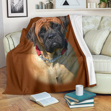 Premium Blanket English Mastiff Head 2