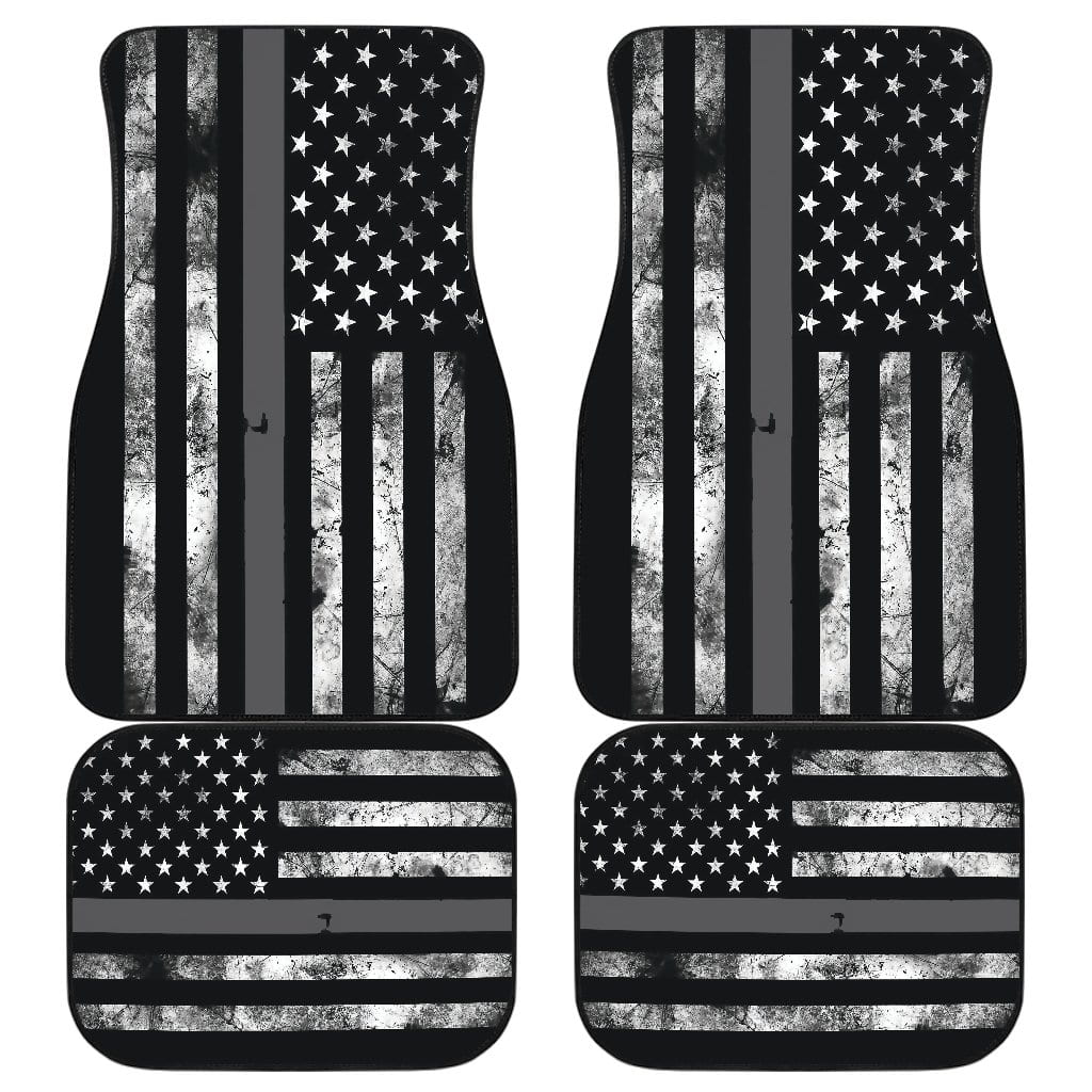 Thin Gray Line Set of 4 Car Floor Mats