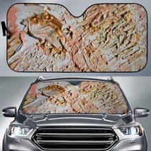 Auto Sun Shade - Abstract Pink Mess Design