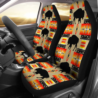 Seven Tribes Tan Buffalo Set of 2 Car Seat Covers
