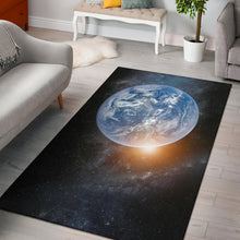 Earth Outer Space Sunrise Area Rug