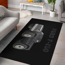 F-150 4x4 Grey Black Area Rug