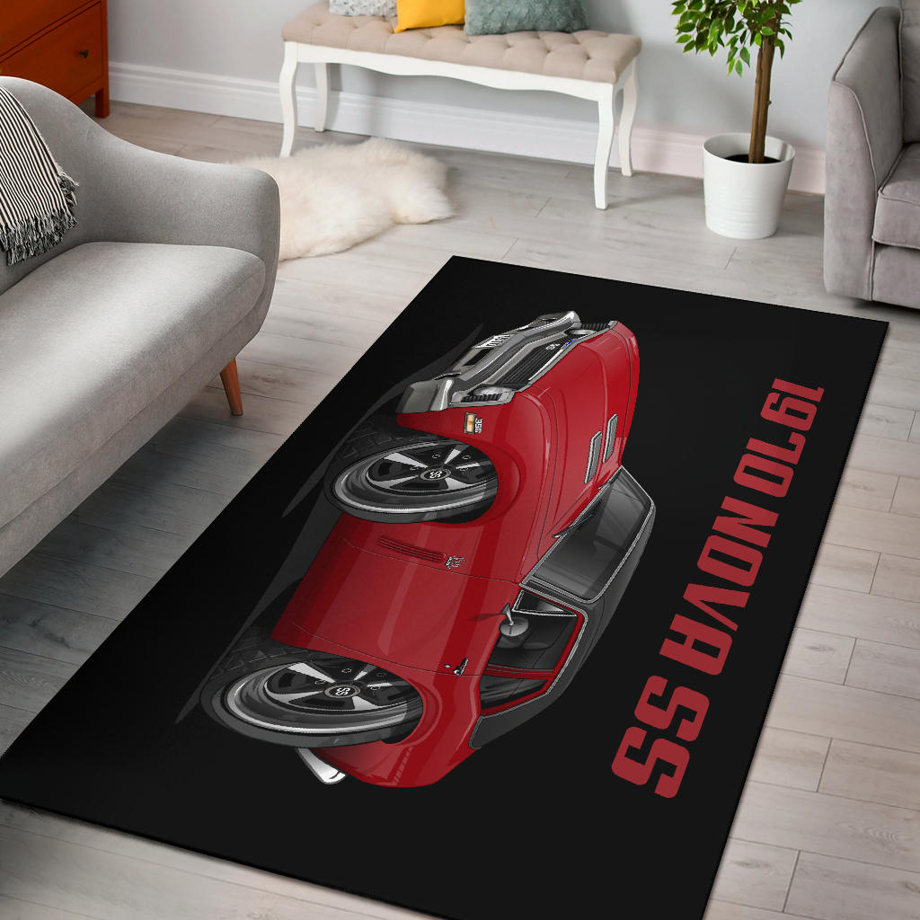 1970 Nova SS Car Art Area Rug
