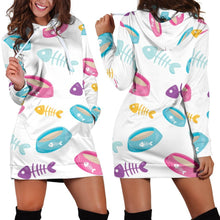 Kitty Food Hoodie Dress