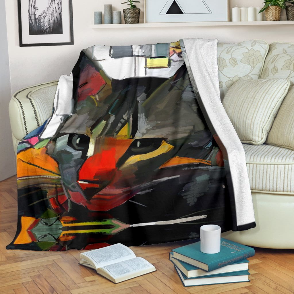Art Cat II Premium Blanket