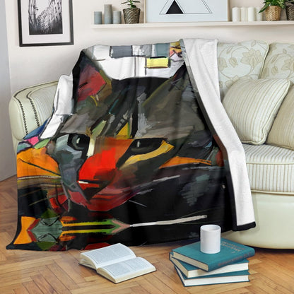 Art Cat II Premium Blanket