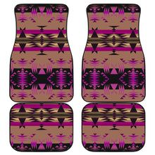 Between the Mountains Berry Set of 4 Car Floor Mats