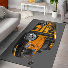 2017 International School Bus Car Art Area Rug
