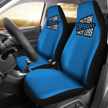 Autism Different Not Less Blue Seat Covers