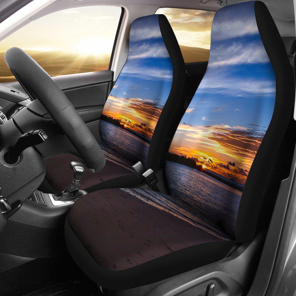 Beach Sunset Design Seat Covers