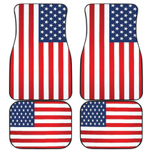 American Flag floor mats Front and Rear Car Floor Mats Set of 4