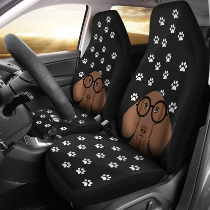 Black Wiener Car Seat Covers