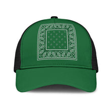 Classic Green Bandana Mesh Back Cap