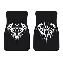 Tribal Bat Car Floor Mats front set of 2