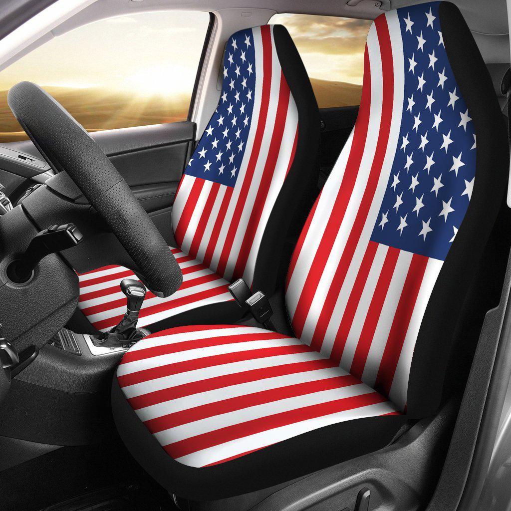 Patriotic American Flag Seat Covers