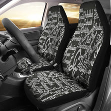 Custom-Made Holy Bible Books White Black Car Seat Covers