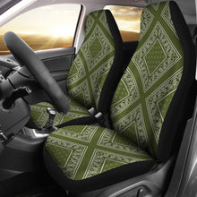 Army Green Bandana Car Seat Covers Diamond