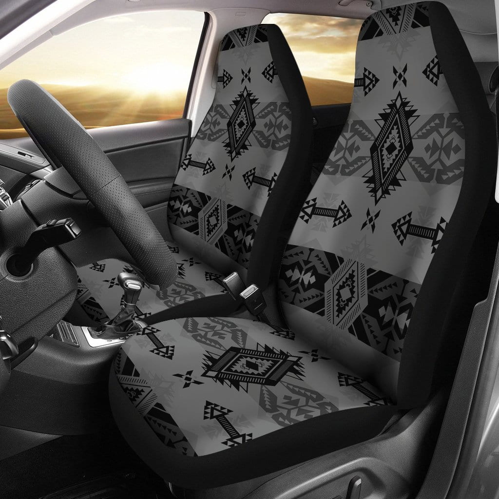 Sovereign Nation Gray Set of 2 Car Seat Covers