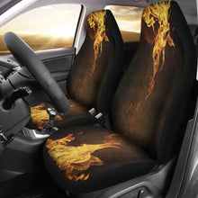 Orange Flames Design 1 Seat Covers