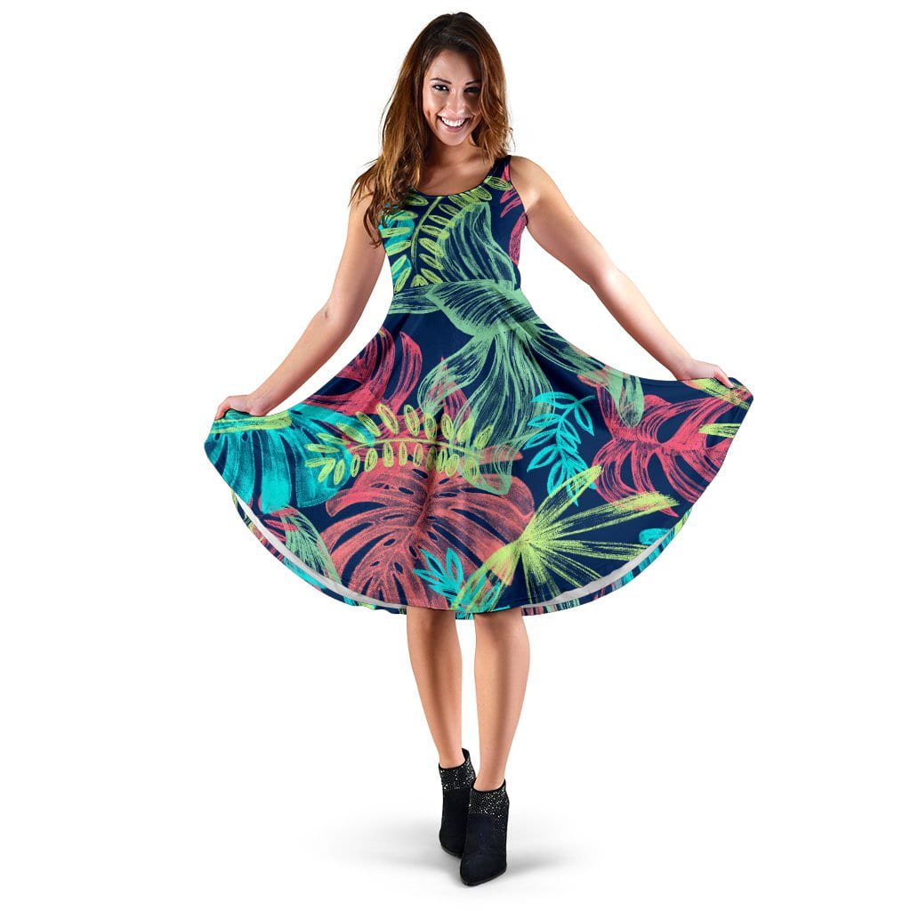 Women's Midi Dress - Gecko