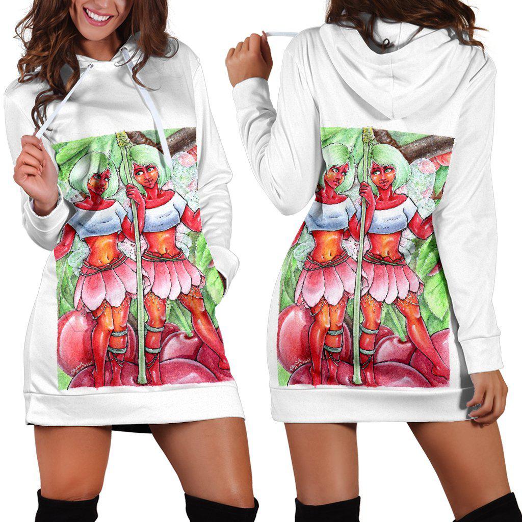 Cherry Fairies Women's Hoodie Dress