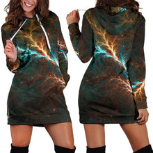 Colored Women's Hoodie Dress
