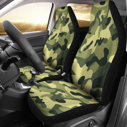 Green Camo Design Seat Covers