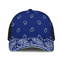 Royal Blue Bandana All Over Mesh Back Cap