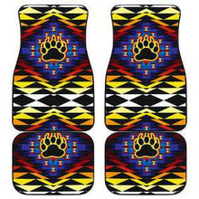 Sunset Bearpaw Set of 4 Car Floor Mats