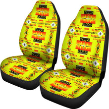 Seven Tribes Yellow Car Seat Covers
