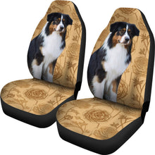 Black Tri Color Aussie Car Seat Cover