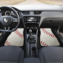 Baseball Front And Back Car Mats (Set of 4)