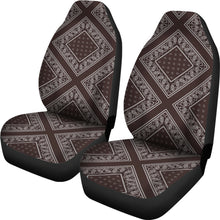 Coffee Brown Car Seat Covers Diamond